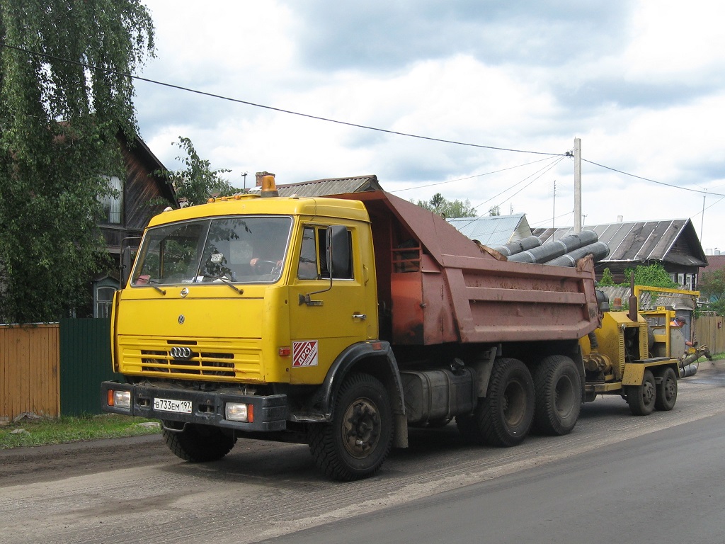 Тверская область, № В 733 ЕМ 197 — КамАЗ-55111-02 [55111C]