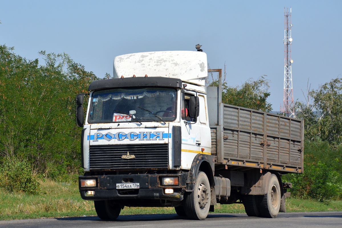 Воронежская область, № В 154 АА 136 — МАЗ-533603