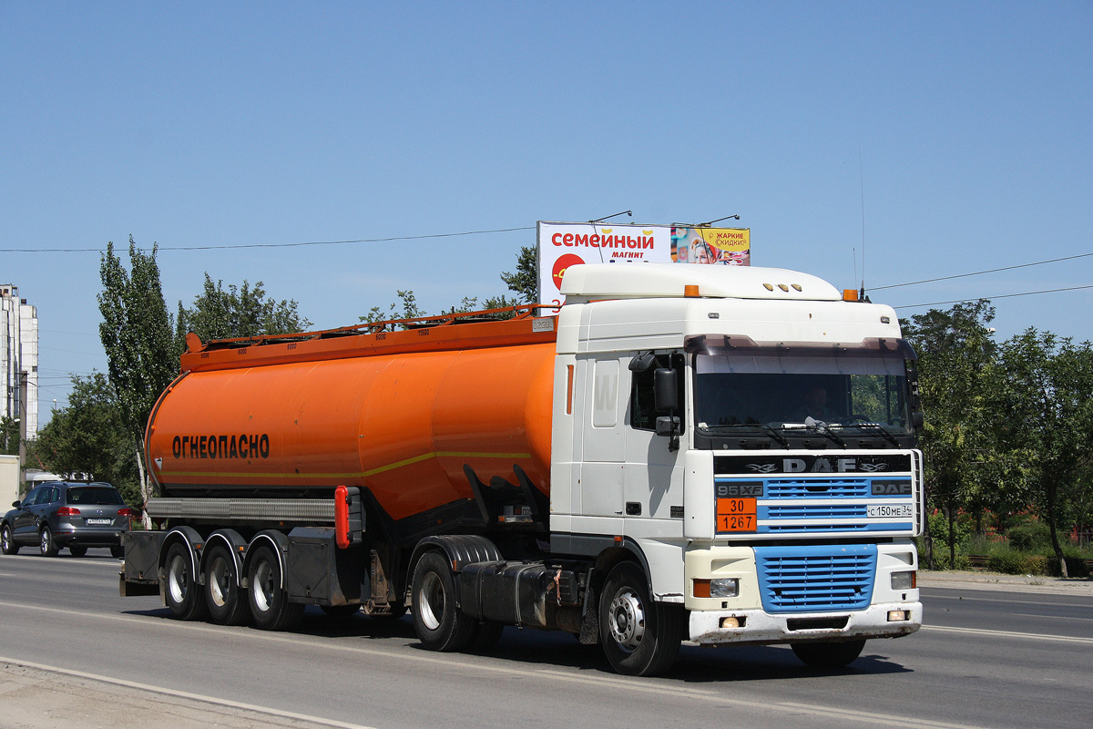 Волгоградская область, № С 150 МЕ 34 — DAF 95XF FT