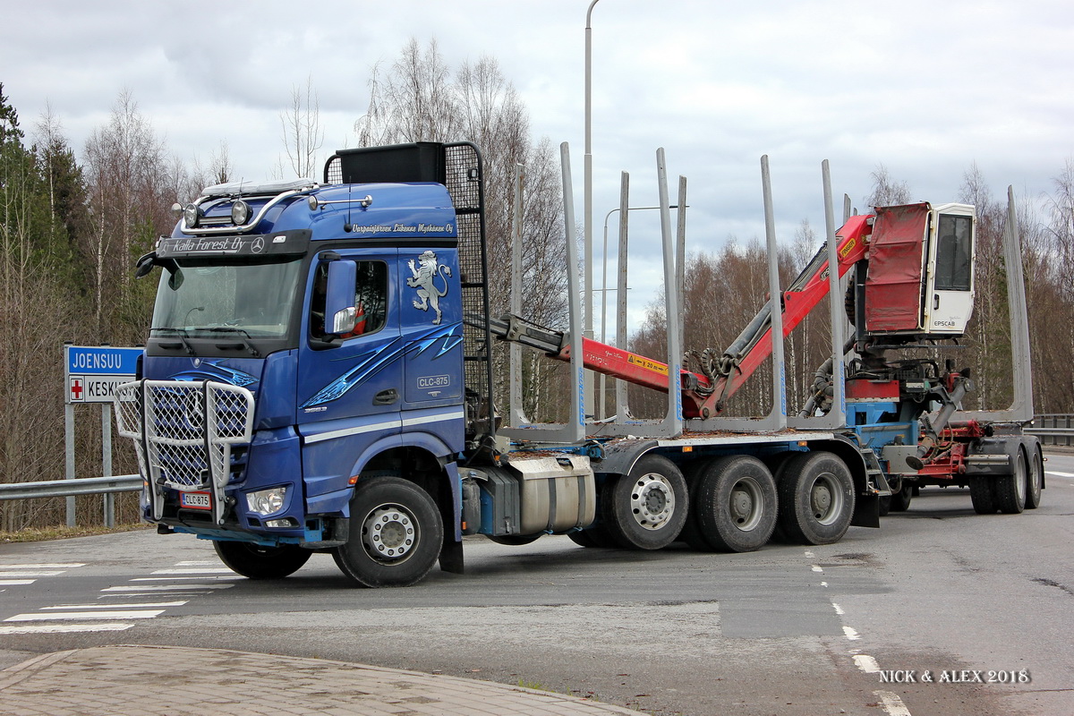 Финляндия, № CLC-875 — Mercedes-Benz Arocs (общ.м)