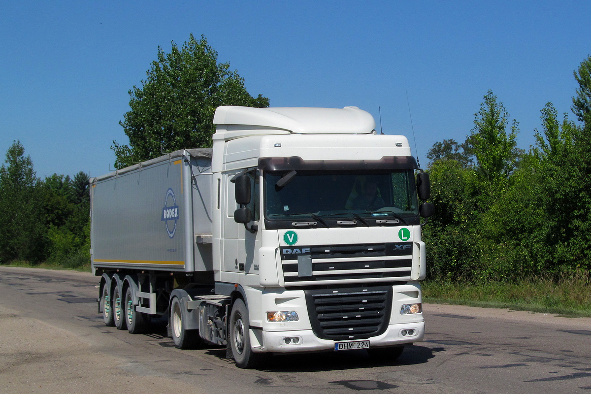 Литва, № DHM 224 — DAF XF105 FT