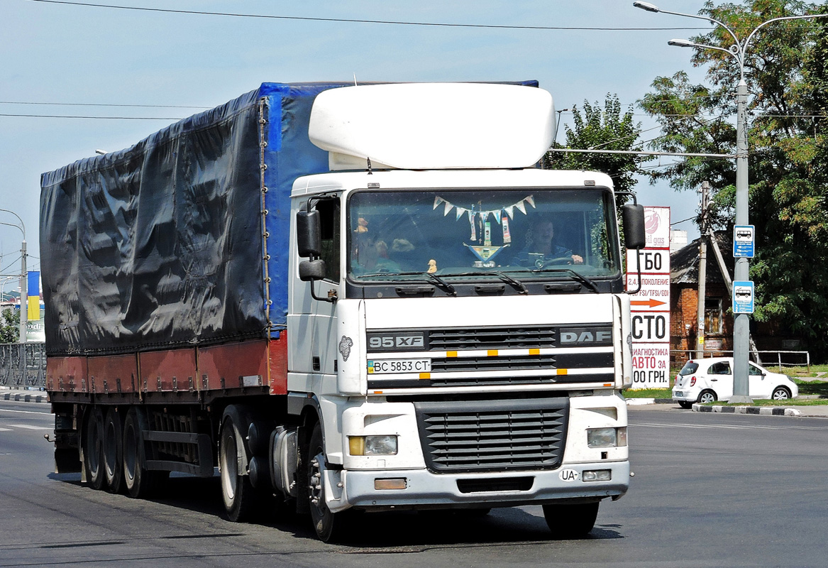 Львовская область, № ВС 5853 СТ — DAF 95XF FT