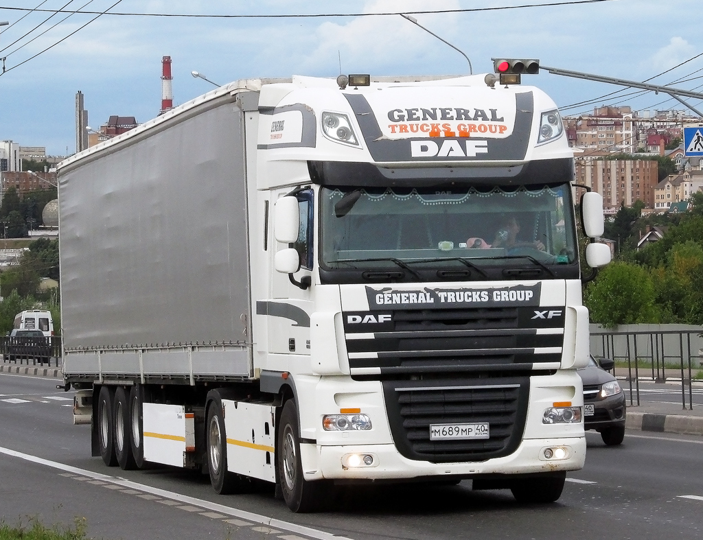 Калужская область, № М 689 МР 40 — DAF XF105 FT