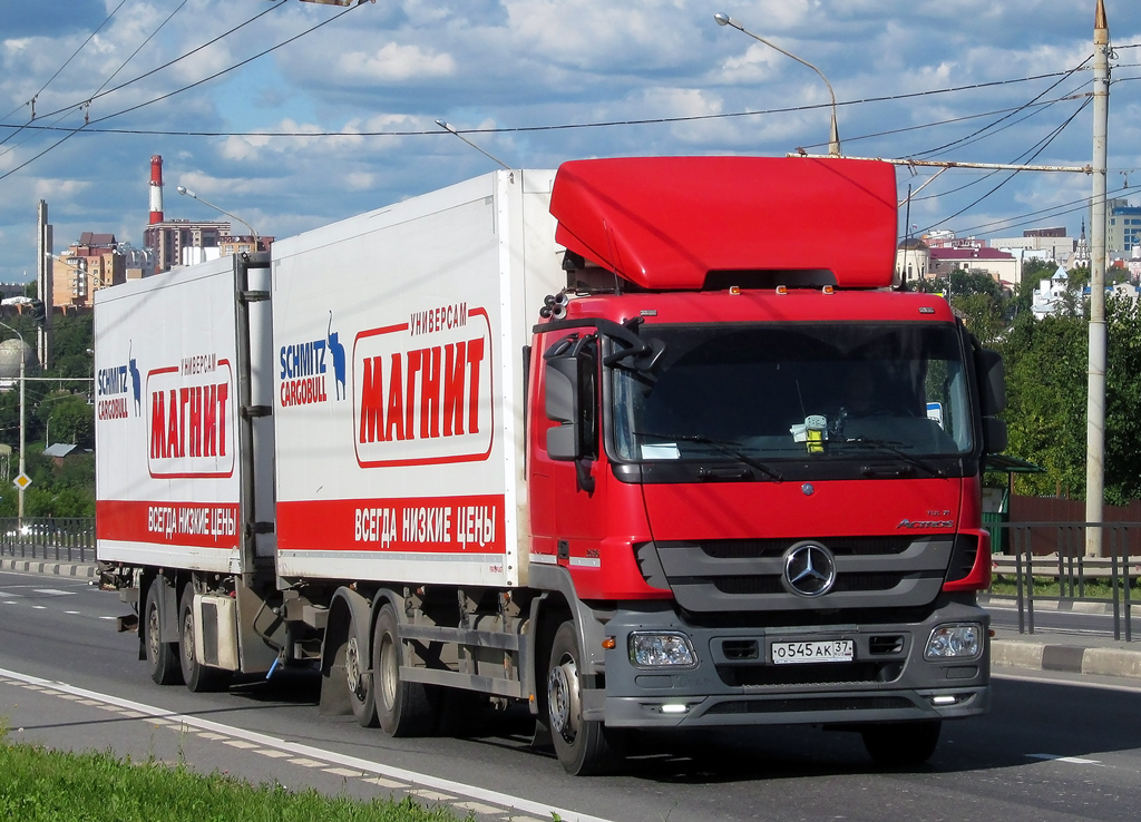 Тульская область, № О 545 АК 37 — Mercedes-Benz Actros ('2009) 2536