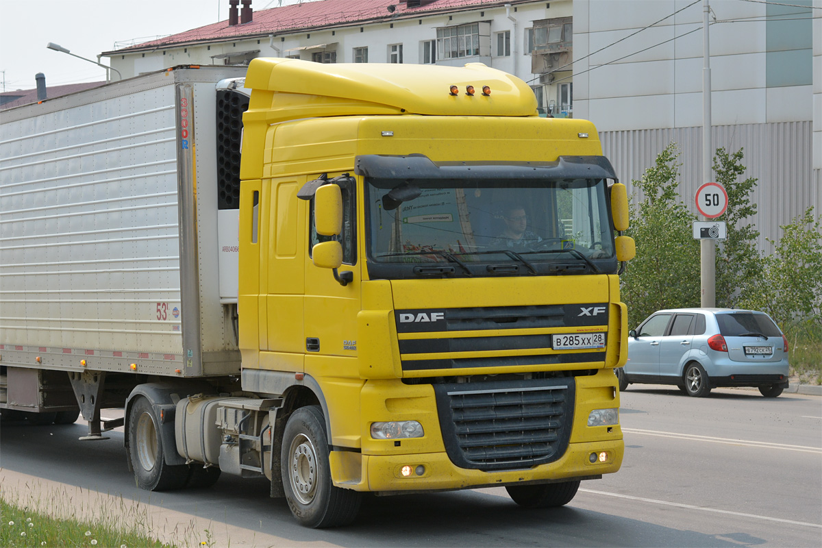 Амурская область, № В 285 ХХ 28 — DAF XF105 FT