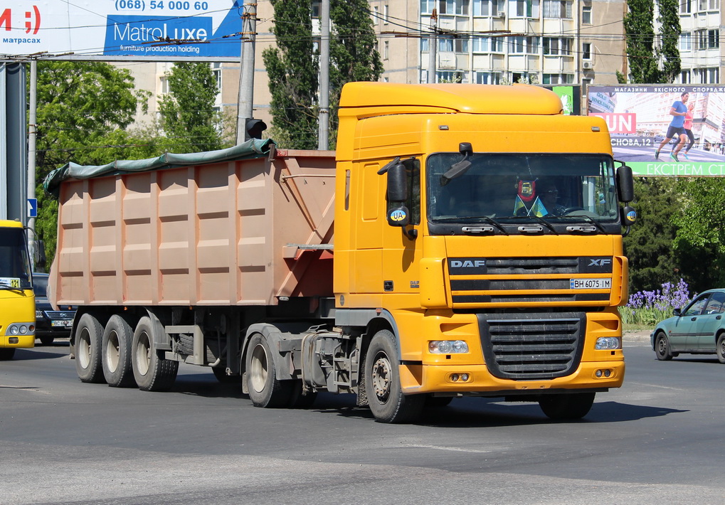 Одесская область, № ВН 6075 ІМ — DAF XF105 FT