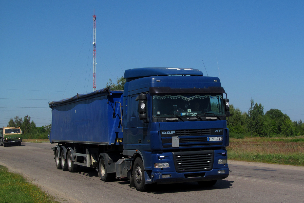 Литва, № FZC 740 — DAF XF95 FT