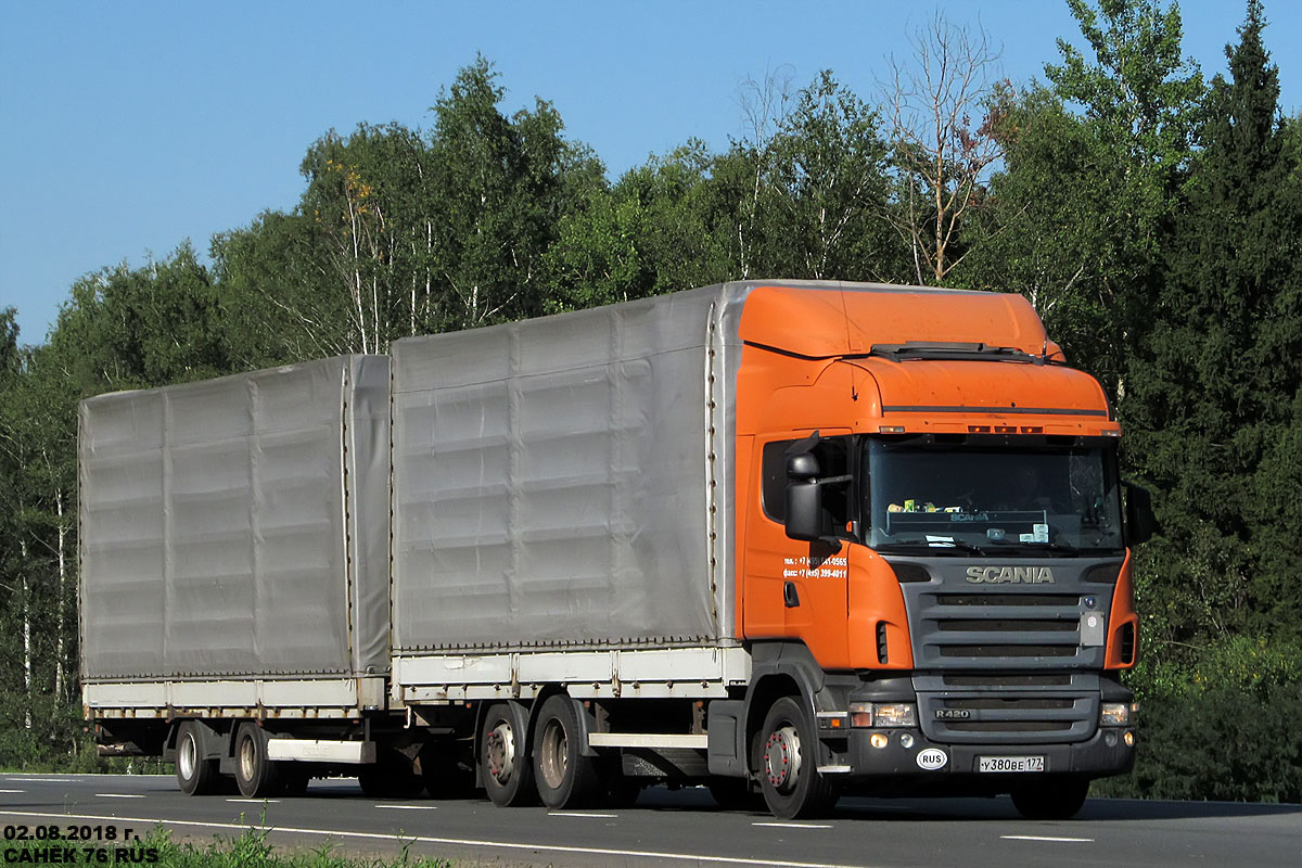 Москва, № У 380 ВЕ 177 — Scania ('2004) R420