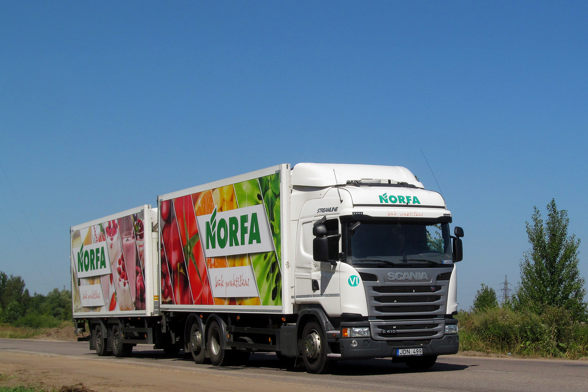 Литва, № JDN 499 — Scania ('2013) G410