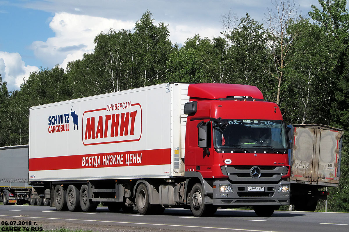 Орловская область, № А 898 СК 37 — Mercedes-Benz Actros ('2009) 1841