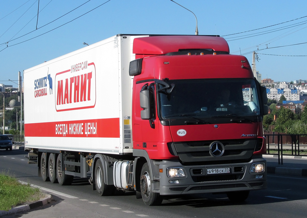 Орловская область, № А 918 СК 37 — Mercedes-Benz Actros ('2009) 1841