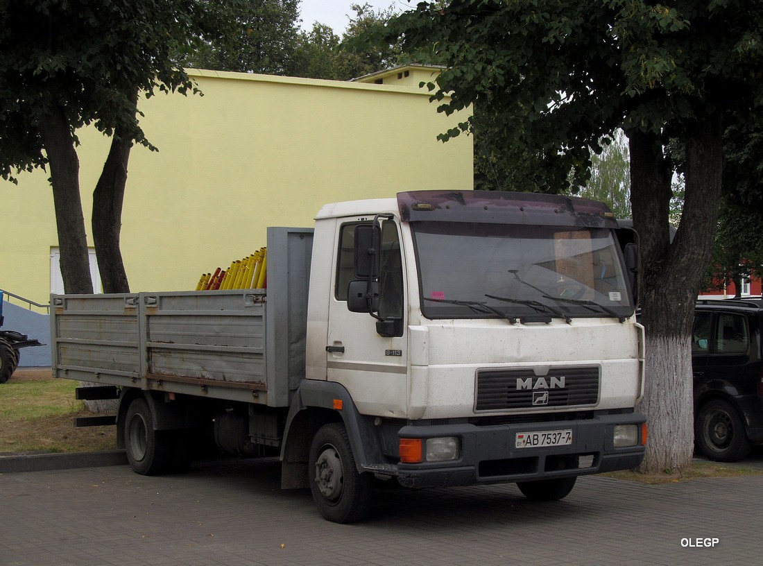 Минск, № АВ 7537-7 — MAN L2000 (общая модель)