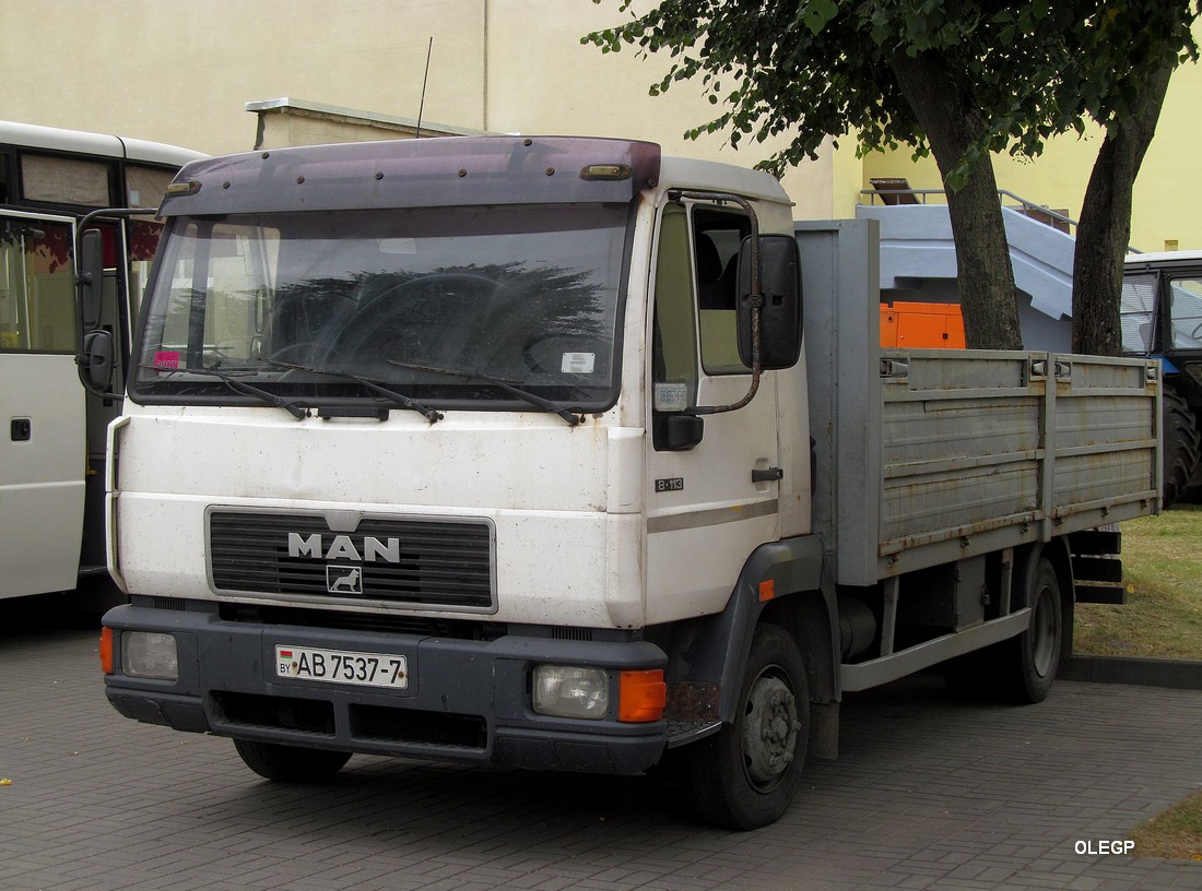 Минск, № АВ 7537-7 — MAN L2000 (общая модель)