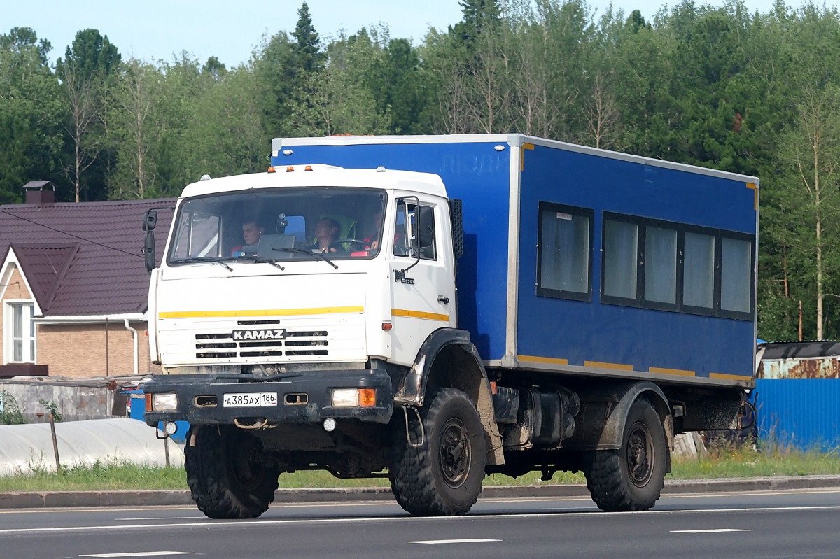 Ханты-Мансийский автоном.округ, № А 385 АХ 186 — КамАЗ-43501