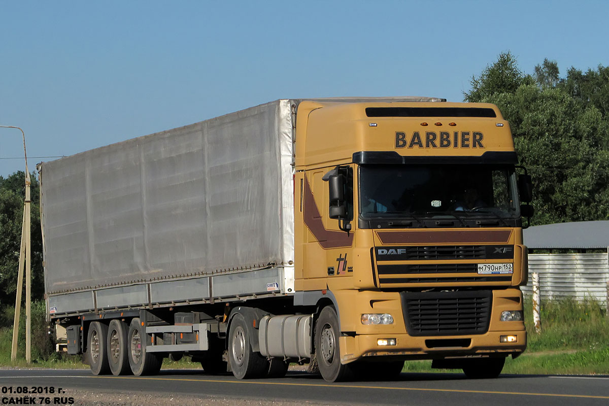 Нижегородская область, № М 790 НР 152 — DAF XF95 FT