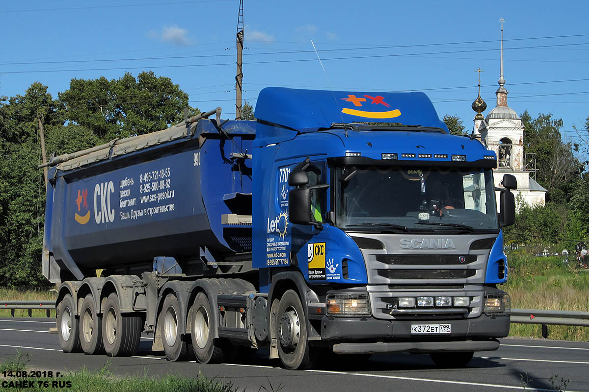 Москва, № К 372 ЕТ 799 — Scania ('2011) P400