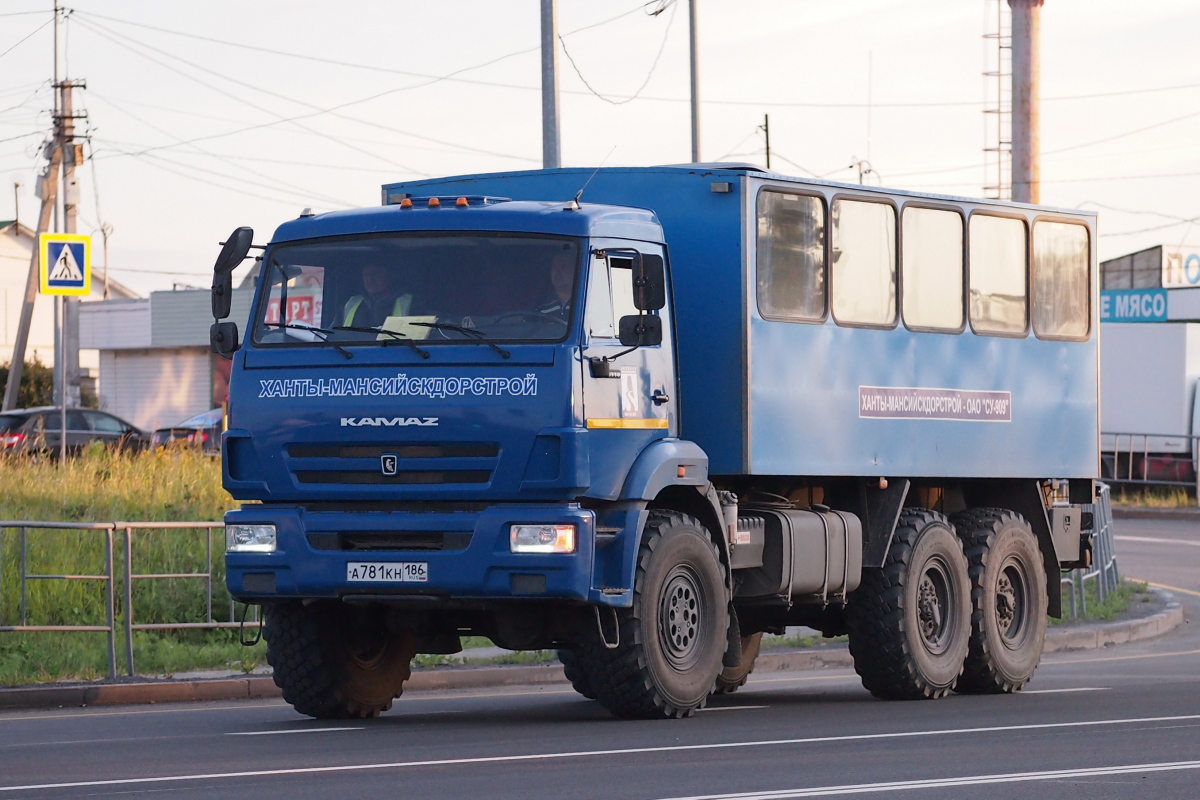 Ханты-Мансийский автоном.округ, № А 781 КН 186 — КамАЗ-43118-46