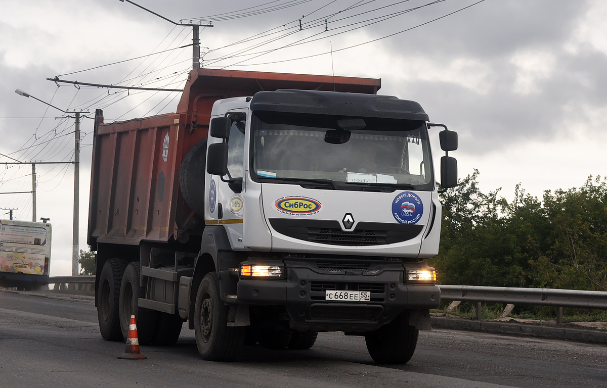 Омская область, № С 668 ЕЕ 55 — Renault Kerax [X9P]