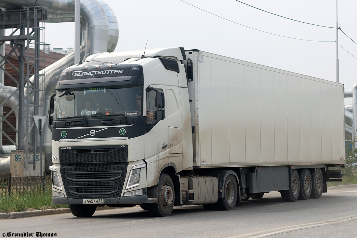 Смоленская область, № А 445 ЕН 67 — Volvo ('2012) FH.460 [X9P]