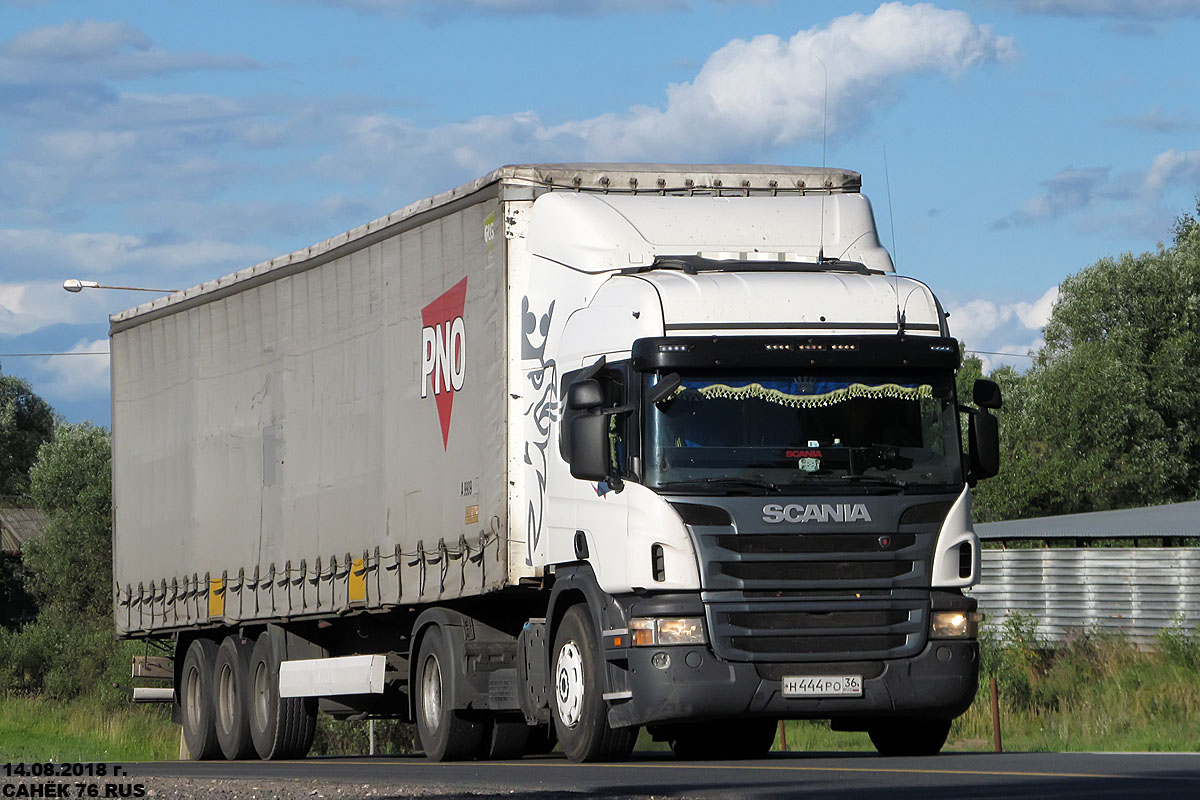 Воронежская область, № Н 444 РО 36 — Scania ('2011) P360