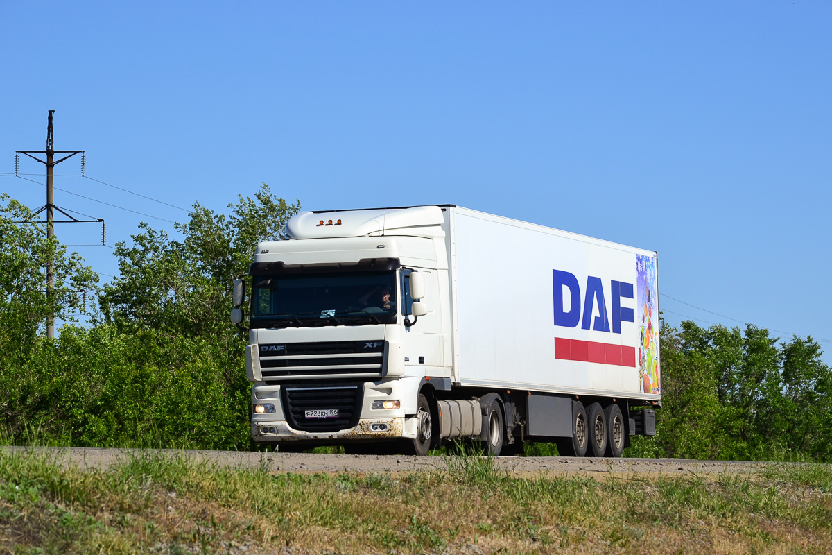 Свердловская область, № Е 223 КМ 196 — DAF XF105 FT