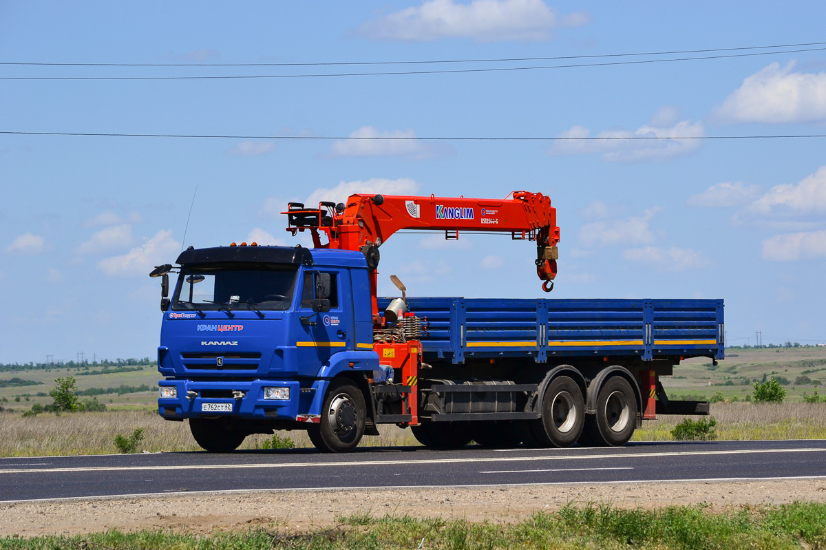 Ставропольский край, № Е 762 СТ 62 — КамАЗ-65117-L4