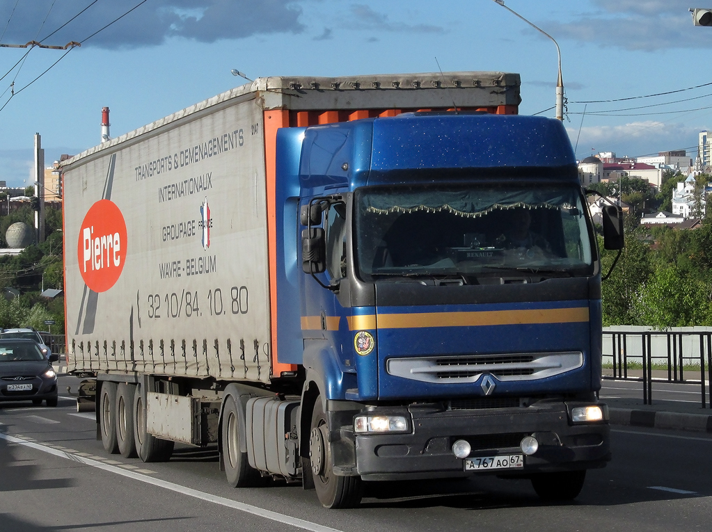 Смоленская область, № А 767 АО 67 — Renault Premium ('1996)