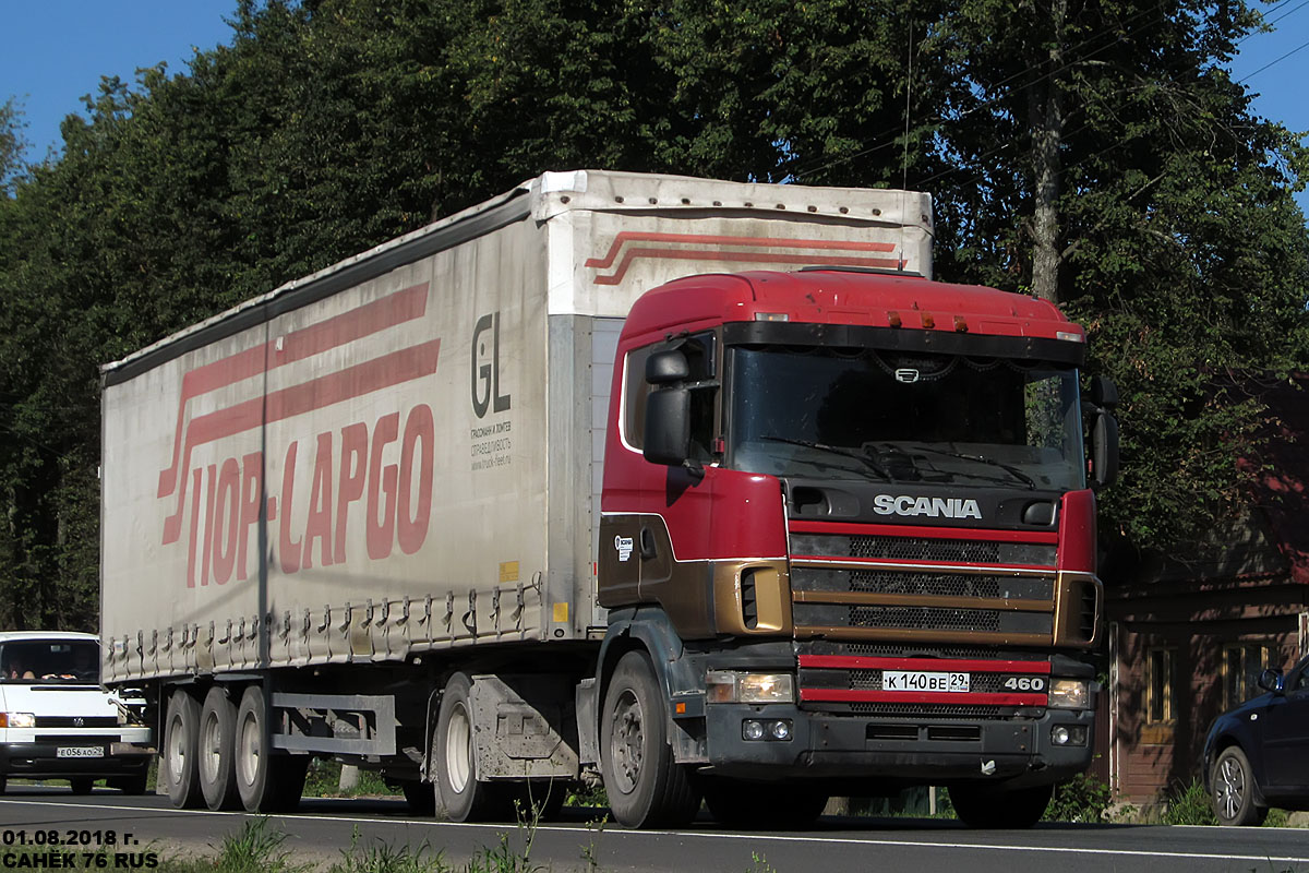 Архангельская область, № К 140 ВЕ 29 — Scania ('1996) R144L