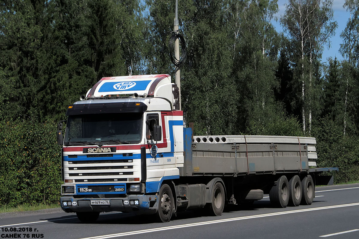 Ярославская область, № М 469 НО 76 — Scania (III) R113M