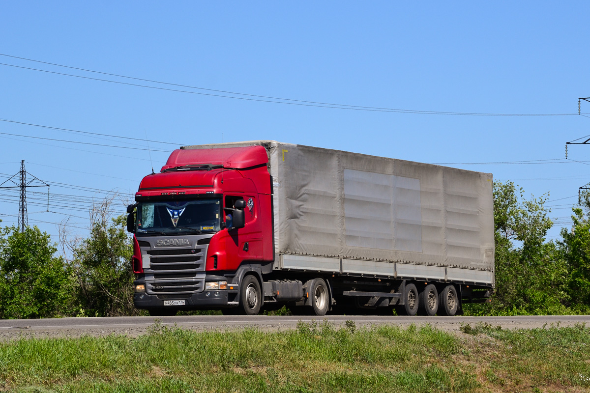 Челябинская область, № Н 485 ХА 174 — Scania ('2009) R420