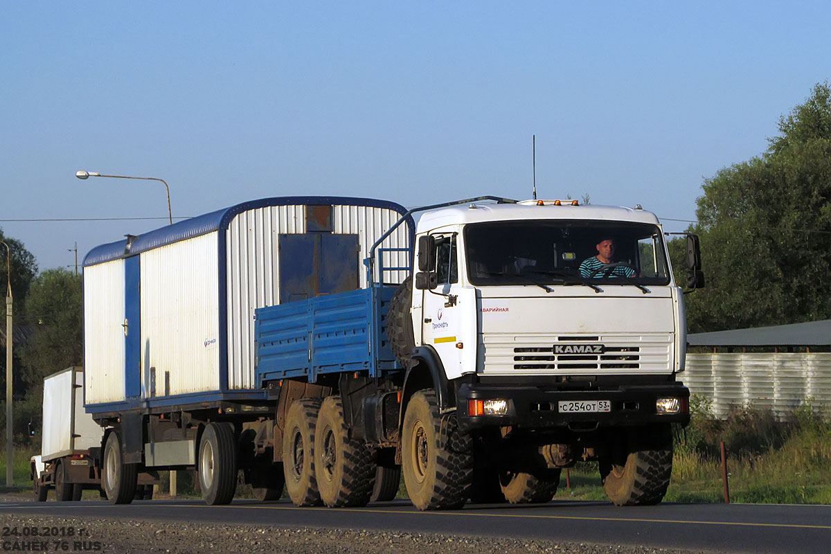 Новгородская область, № С 254 ОТ 53 — КамАЗ-43114-15 [43114R]