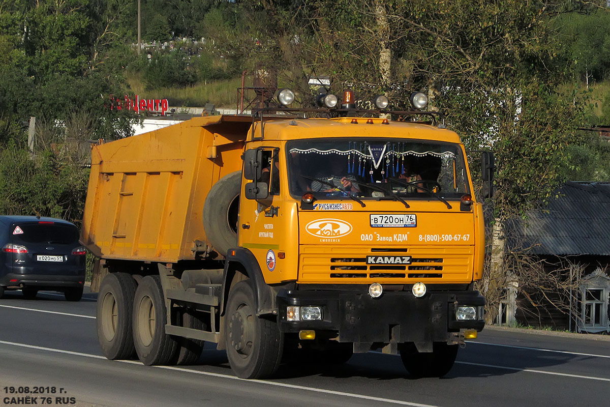 Ярославская область, № В 720 ОН 76 — КамАЗ-65115 (общая модель)