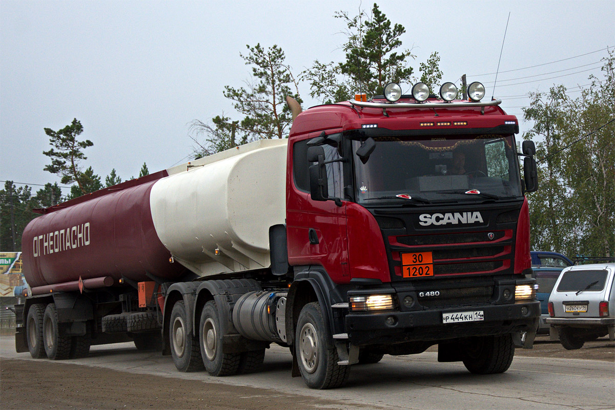 Саха (Якутия), № Р 444 КН 14 — Scania ('2013) G480