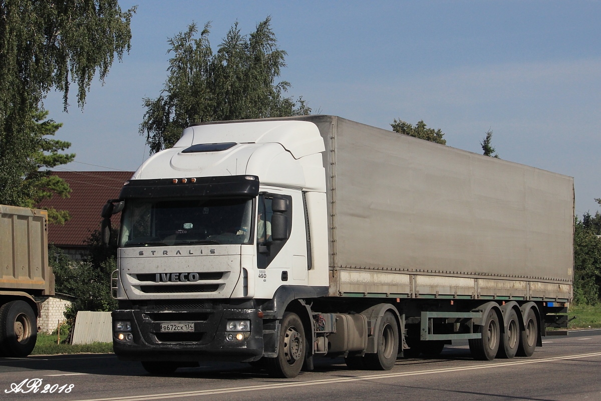 Волгоградская область, № В 672 СК 134 — IVECO Stralis ('2007)