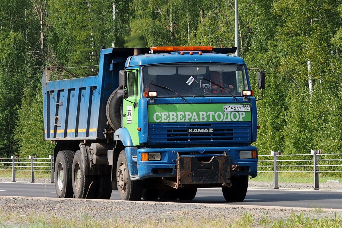 Ханты-Мансийский автоном.округ, № У 145 АУ 186 — КамАЗ-6520-06 [65200F]