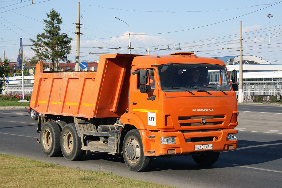 Волгоградская область, № В 748 РА 134 — КамАЗ-65115-42