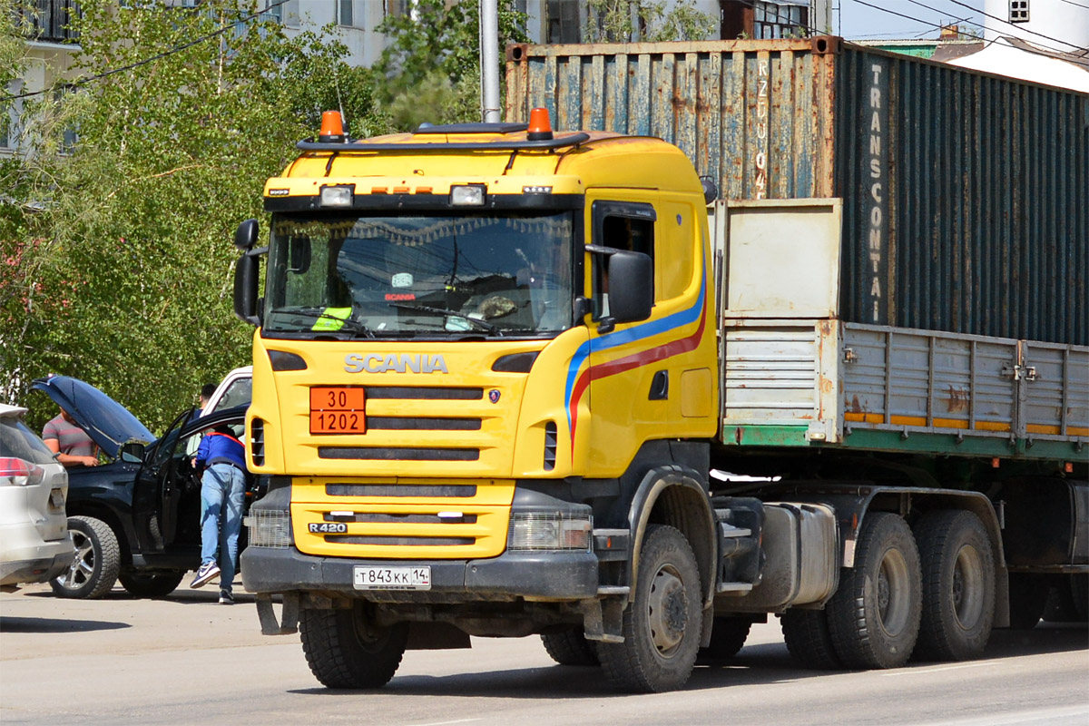 Саха (Якутия), № Т 843 КК 14 — Scania ('2004) R420