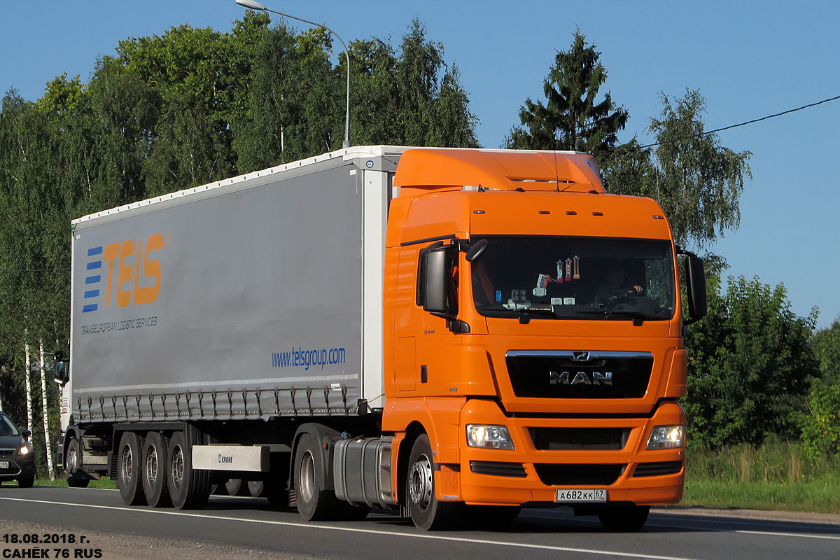 Смоленская область, № А 682 КК 67 — MAN TGX ('2007) 18.480