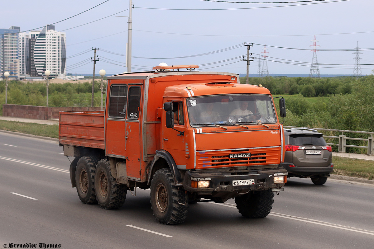 Саха (Якутия), № К 619 ЕУ 14 — КамАЗ-43114-15 [43114R]