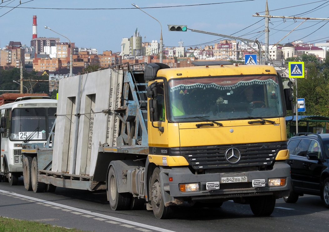 Калужская область, № Н 842 ВВ 40 — Mercedes-Benz Actros ('1997) 1835