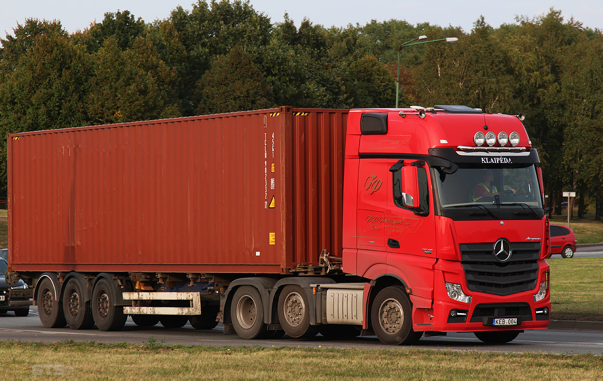 Литва, № KEB 004 — Mercedes-Benz Actros ('2011) 2545