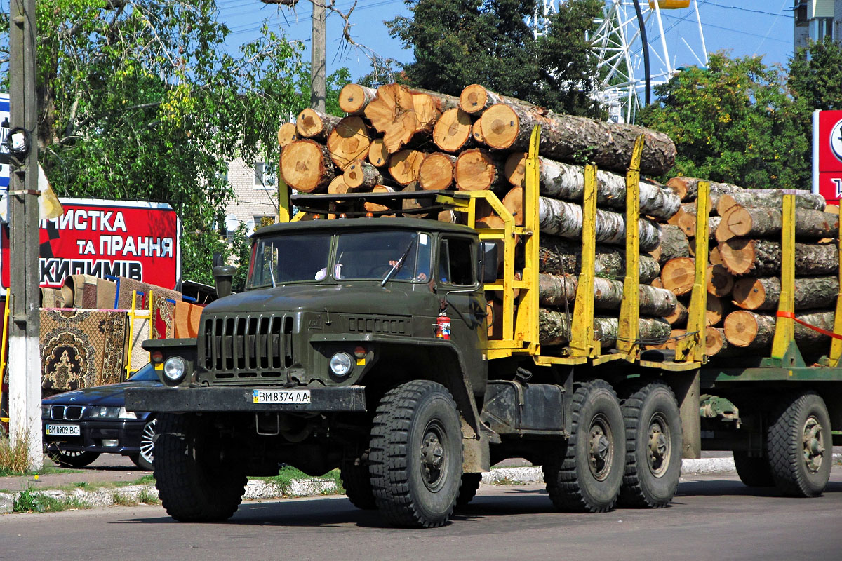 Сумская область, № ВМ 8374 АА — Урал-4320 / 5557 (общая модель)