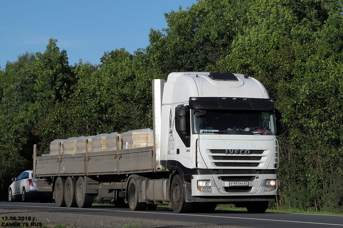 Смоленская область, № Р 997 МТ 67 — IVECO Stralis ('2007) 420