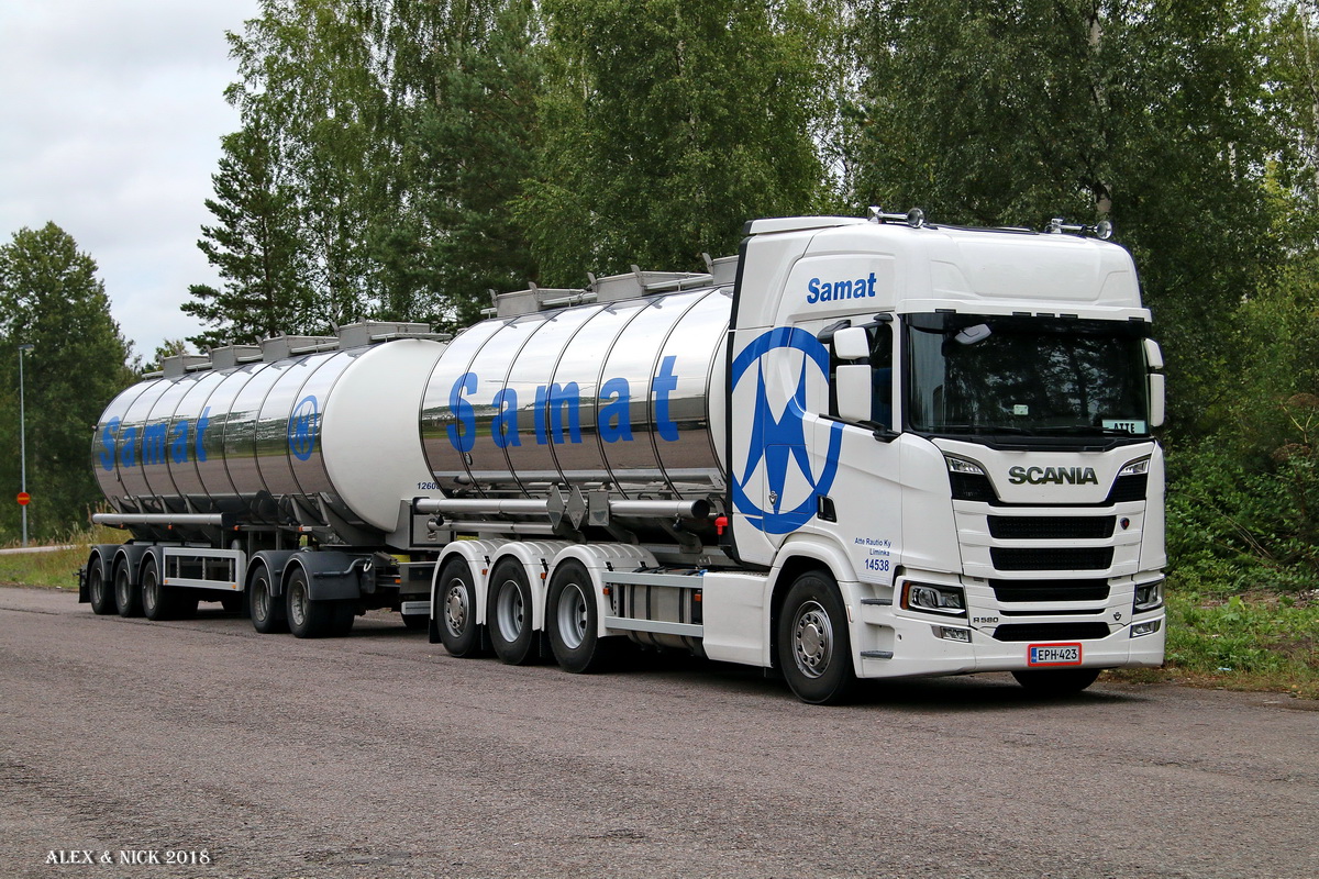 Финляндия, № 14538 — Scania ('2016) R580