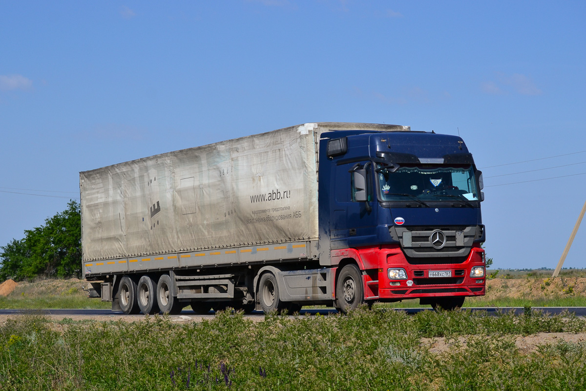 Ростовская область, № У 668 ХС 161 — Mercedes-Benz Actros ('2009)