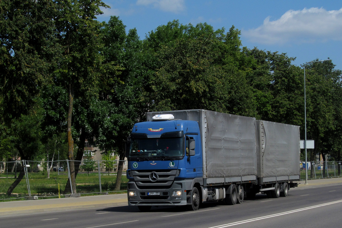 Литва, № JPP 771 — Mercedes-Benz Actros ('2009) 2541