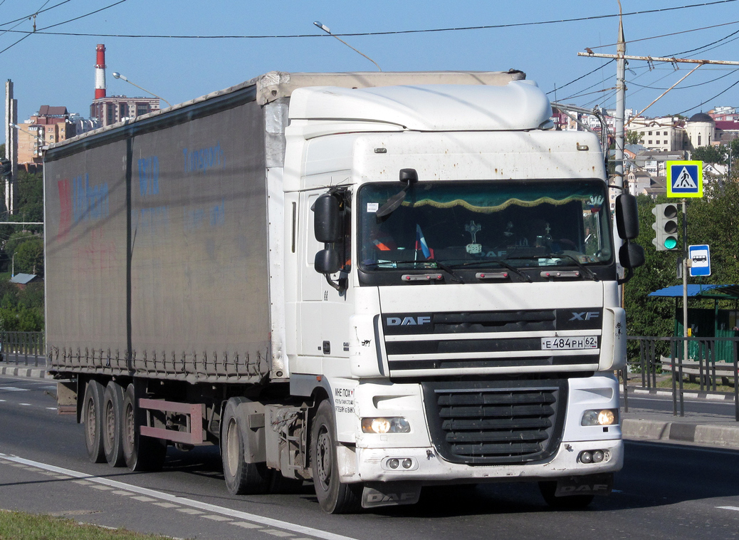 Рязанская область, № Е 484 РН 62 — DAF XF105 FT