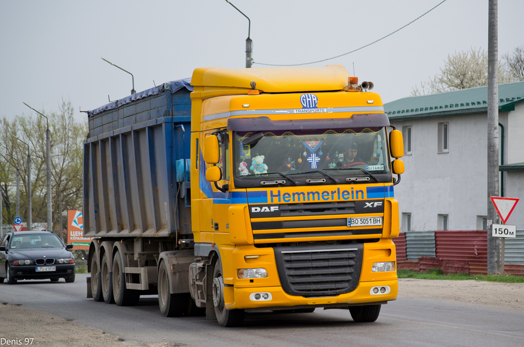 Тернопольская область, № ВО 5051 ВН — DAF XF105 FT