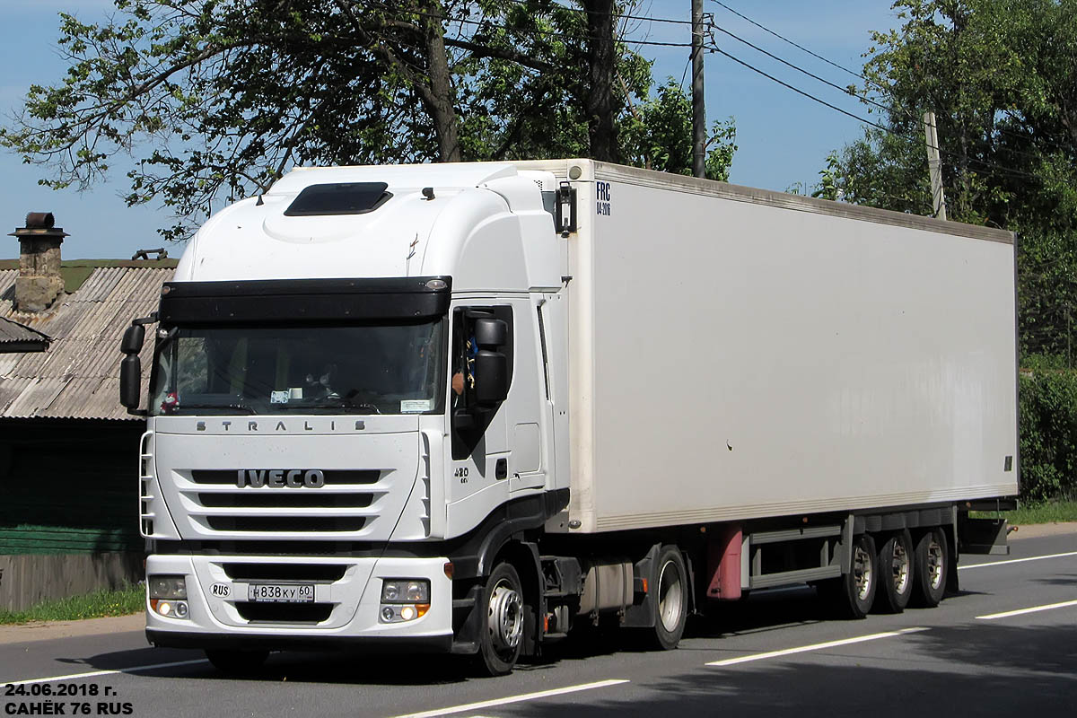 Псковская область, № Н 838 КУ 60 — IVECO Stralis ('2007) 420