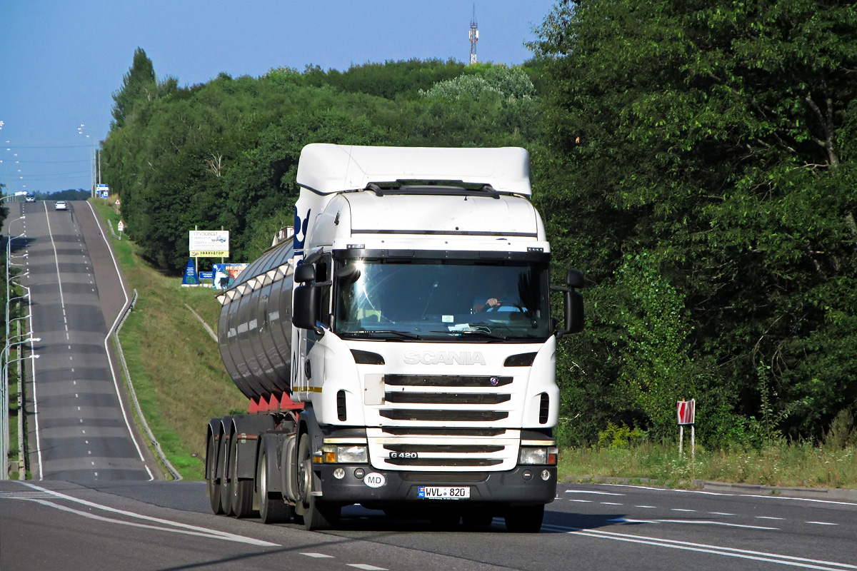 Молдавия, № WVL 820 — Scania ('2009) G420